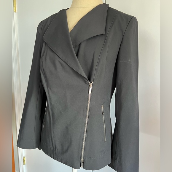 Lafayette 148 NY women’s Moto jacket Size 8 - Picture 2 of 15